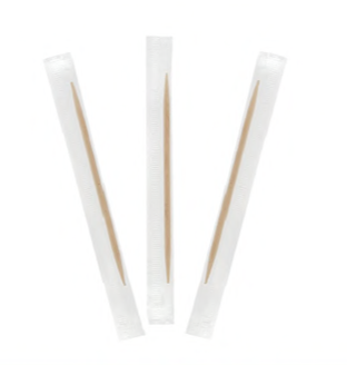 Wooden toothpicks - Plastic Packing 50box*1000pc